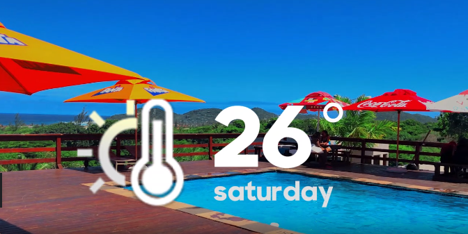 Intense heat on Saturday 26 degrees